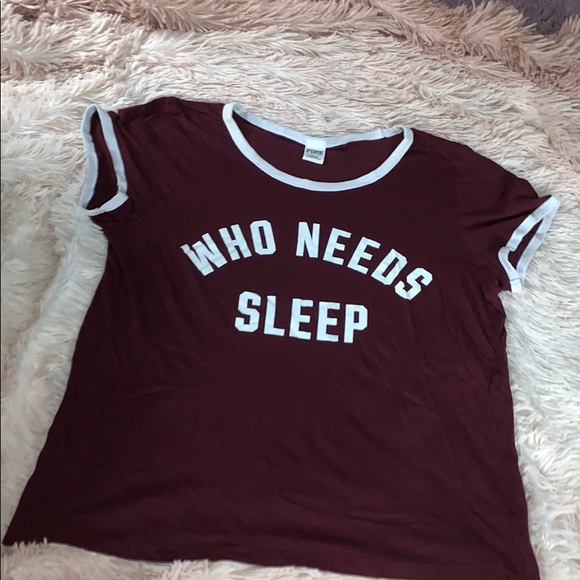 PINK Victoria's Secret Tops - Victoria’s Secret PINK Sleep Shirt Tee M